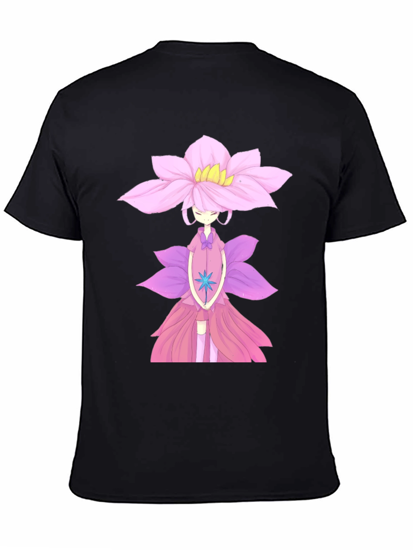 Floral Anime T-Shirt
