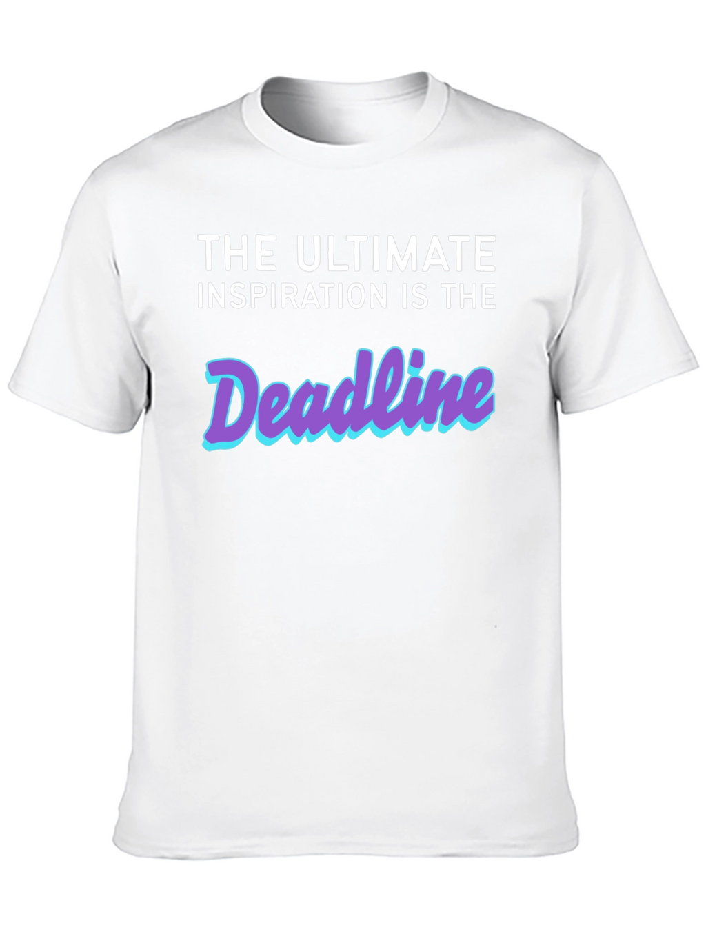 Deadline Inspiration Black Graphic Tee