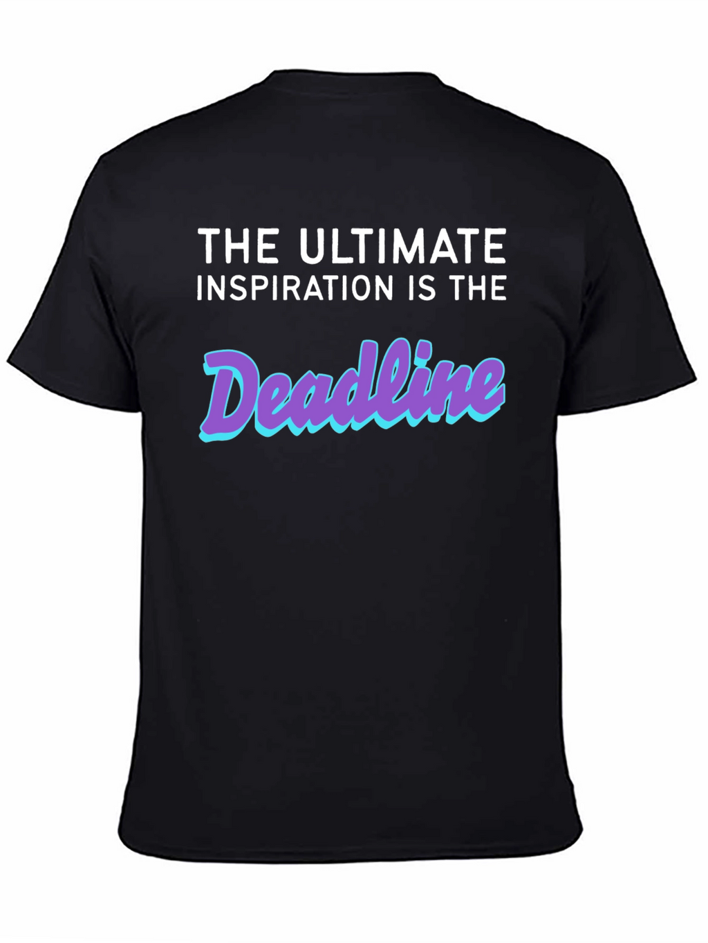 Deadline Inspiration Black Graphic Tee
