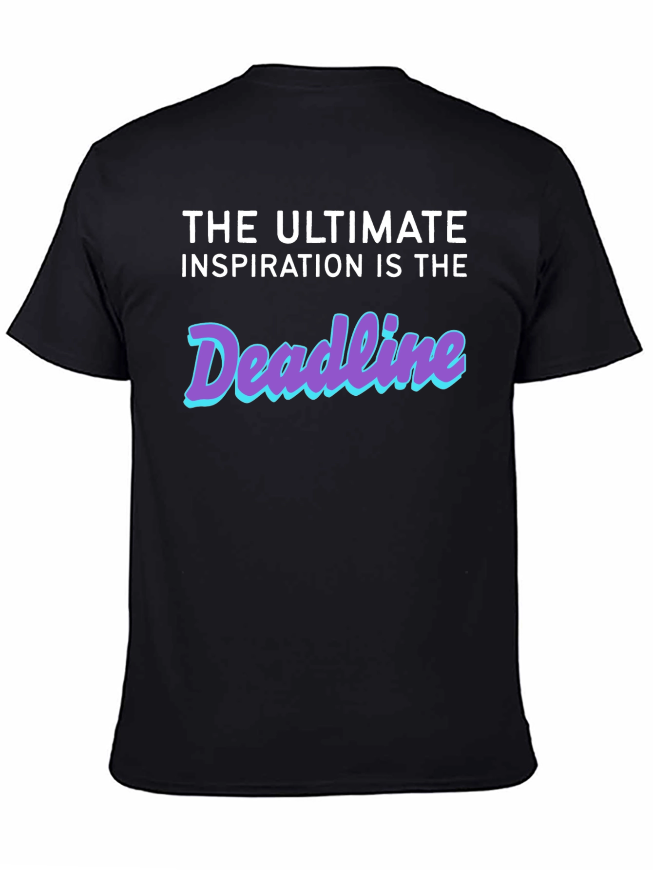 Deadline Inspiration Black Graphic Tee