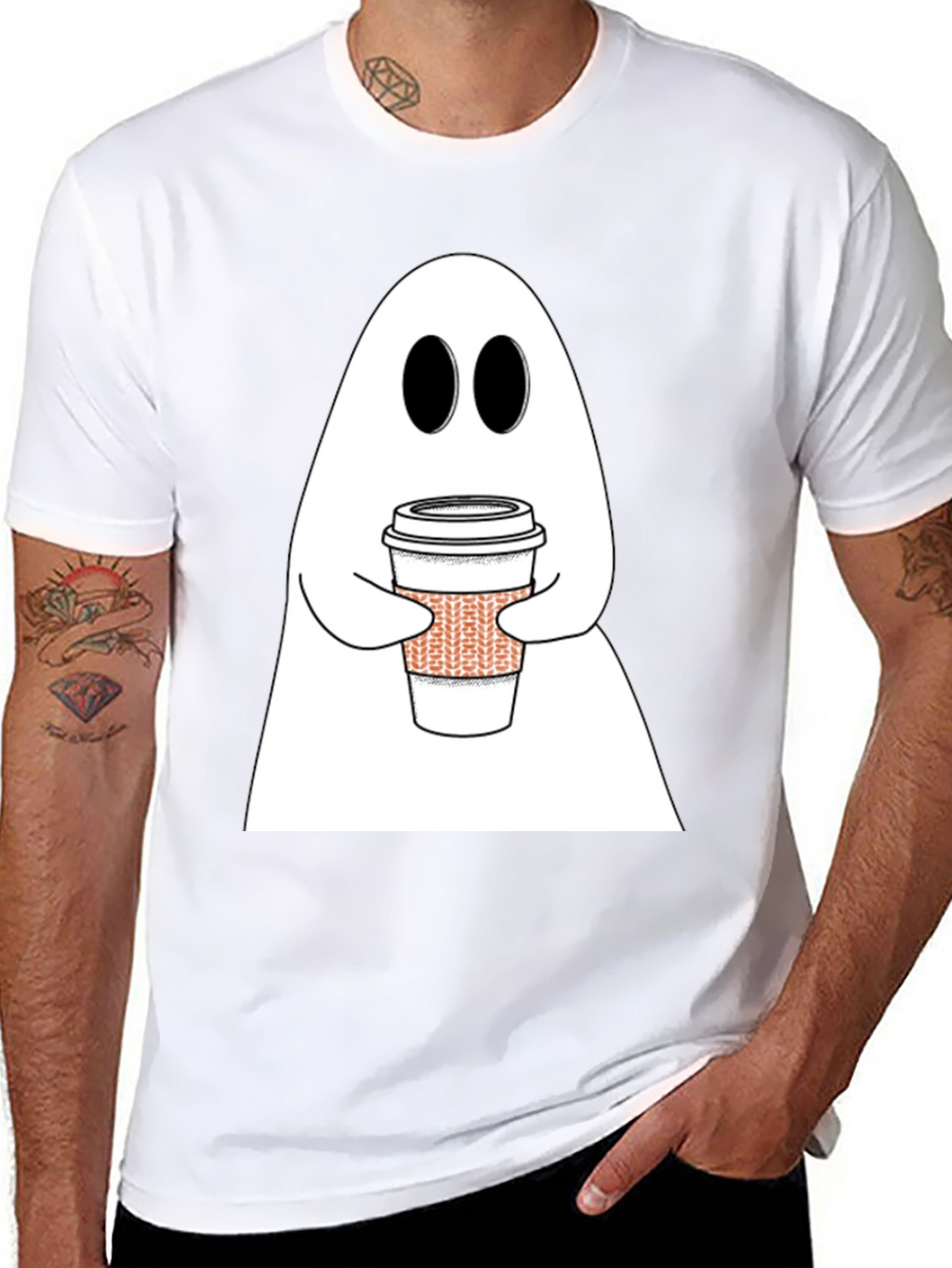 Coffee Ghost Graphic Tee