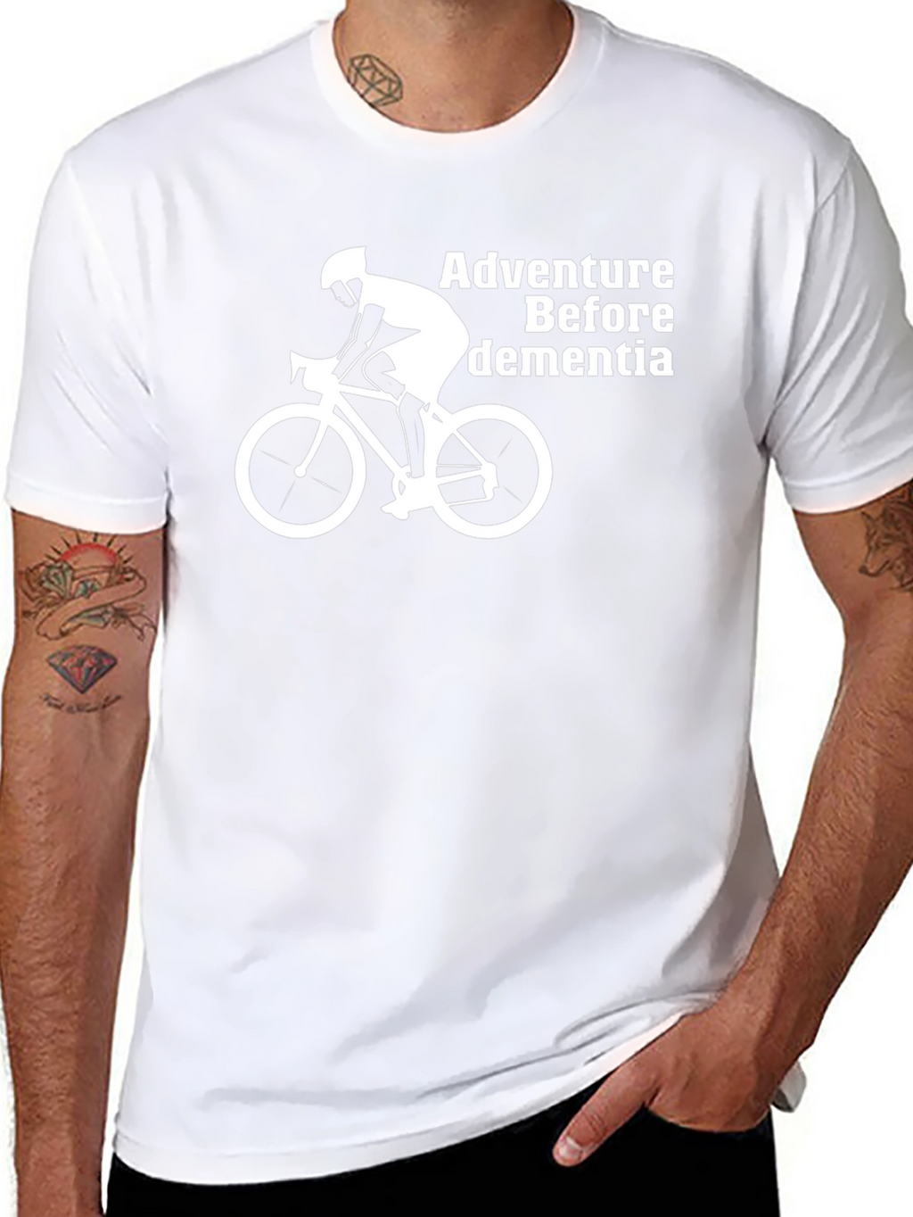 Adventure Before Dementia Black Graphic T-Shirt