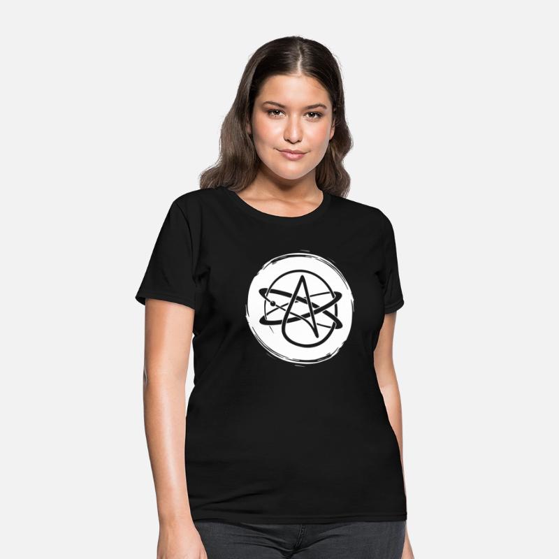 Atheism - white logo complete