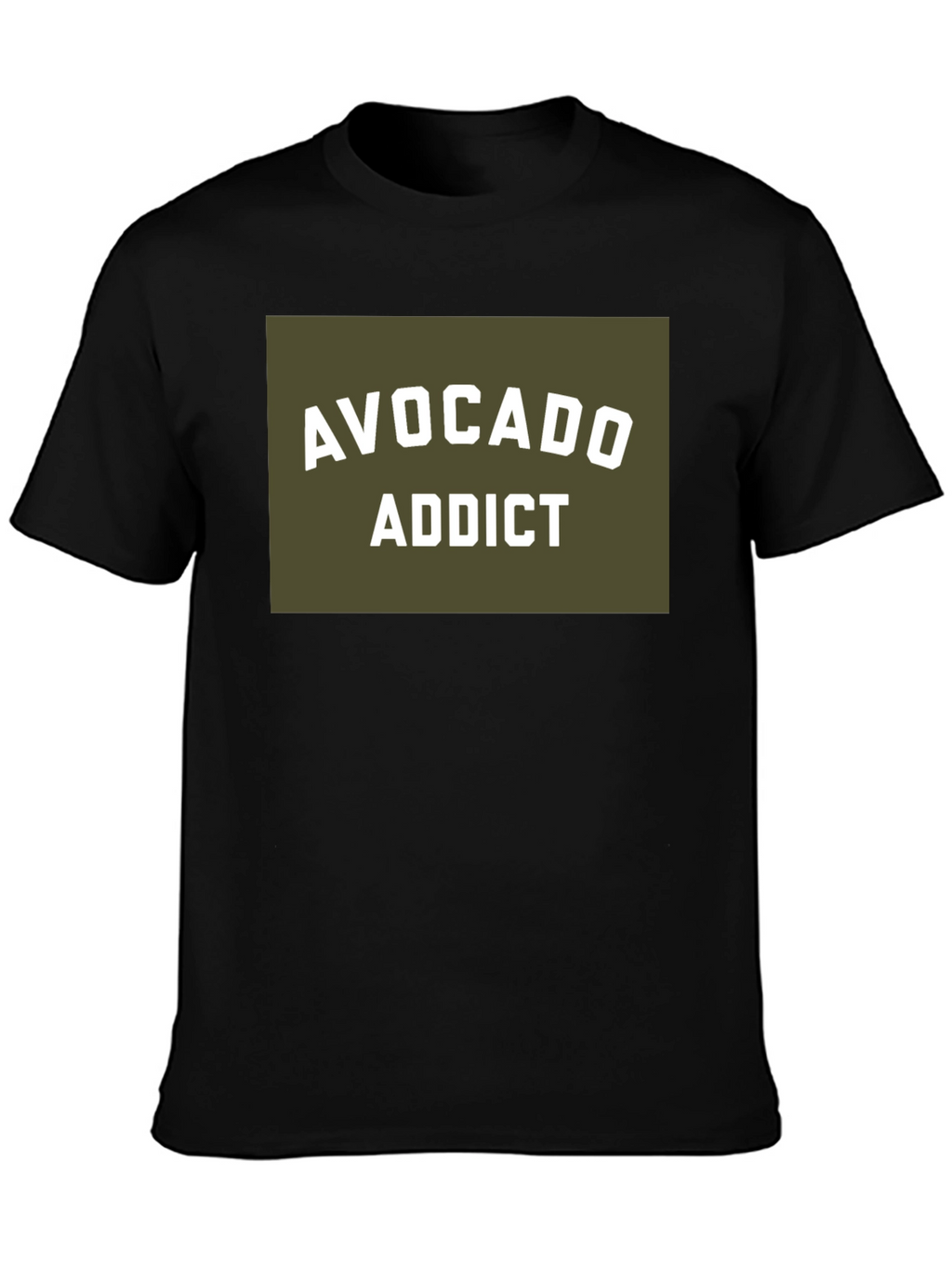 Avocado Addict Graphic T-Shirt - Black