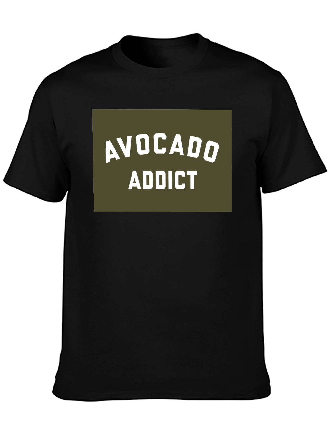 Avocado Addict Graphic T-Shirt - Black