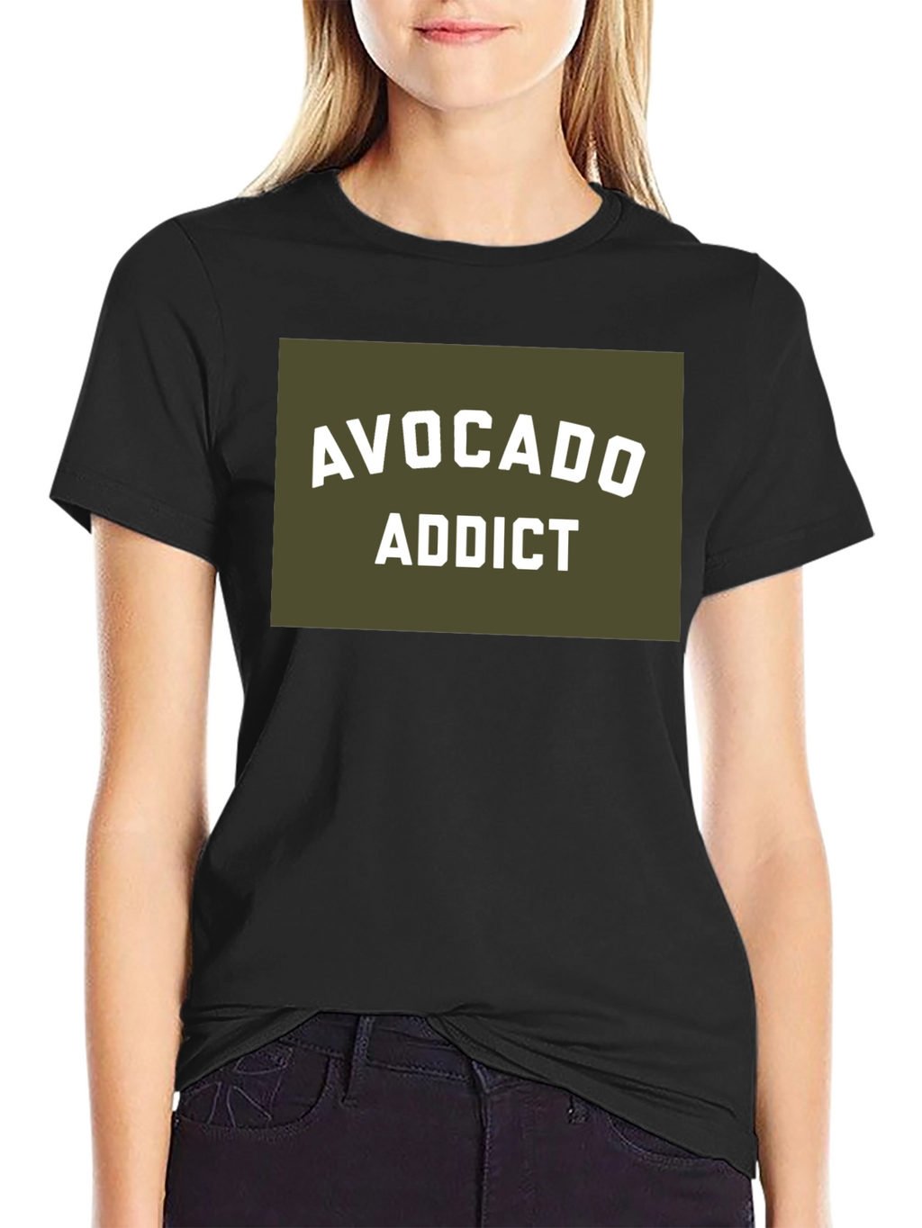 Avocado Addict Graphic T-Shirt - Black