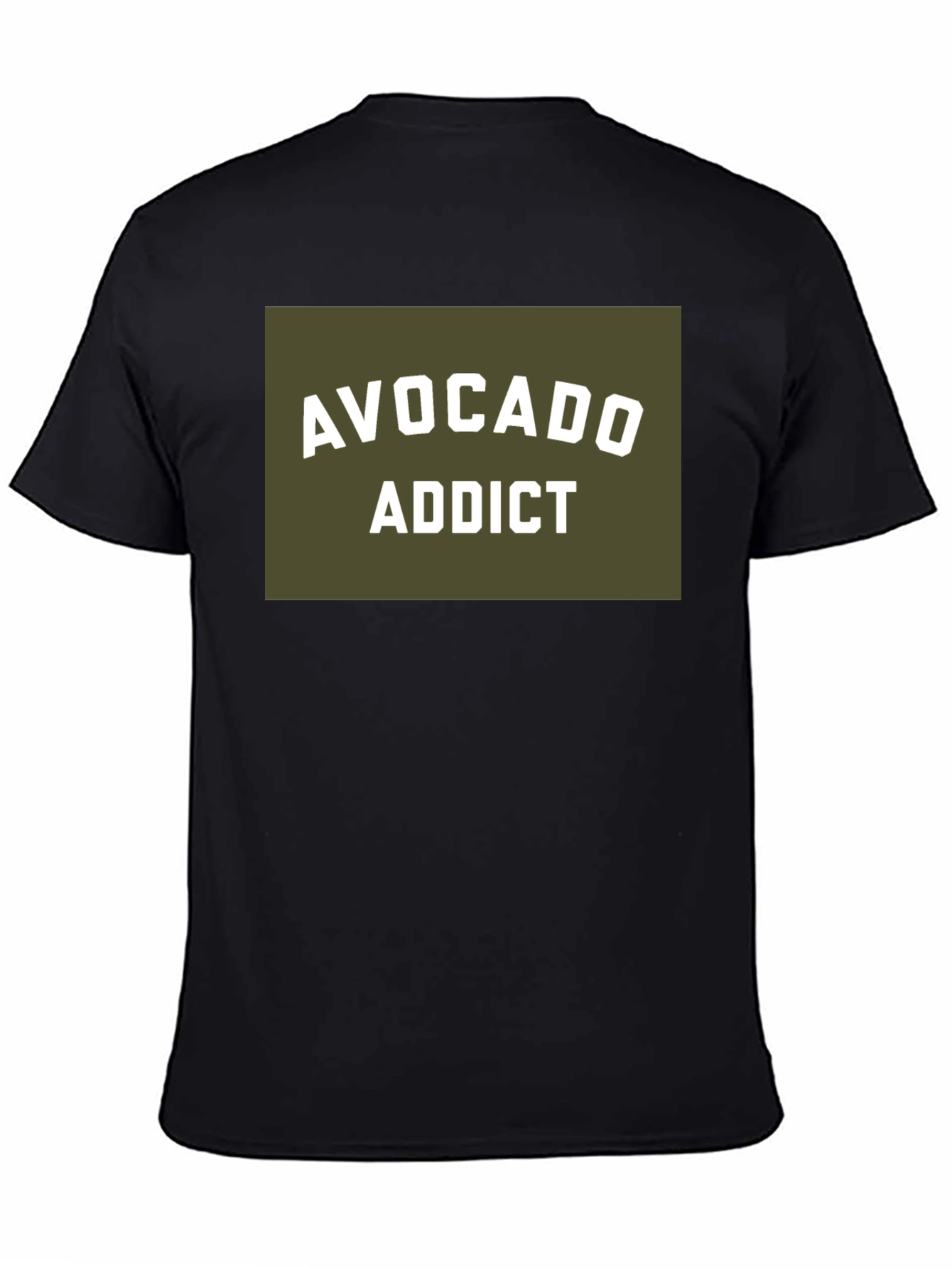 Avocado Addict Graphic T-Shirt - Black