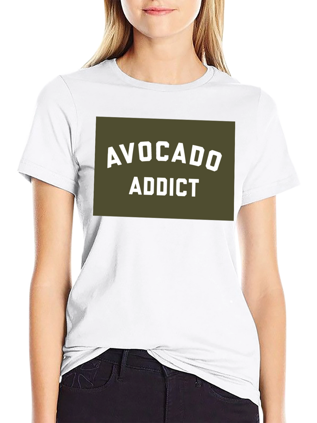 Avocado Addict Graphic T-Shirt - Black