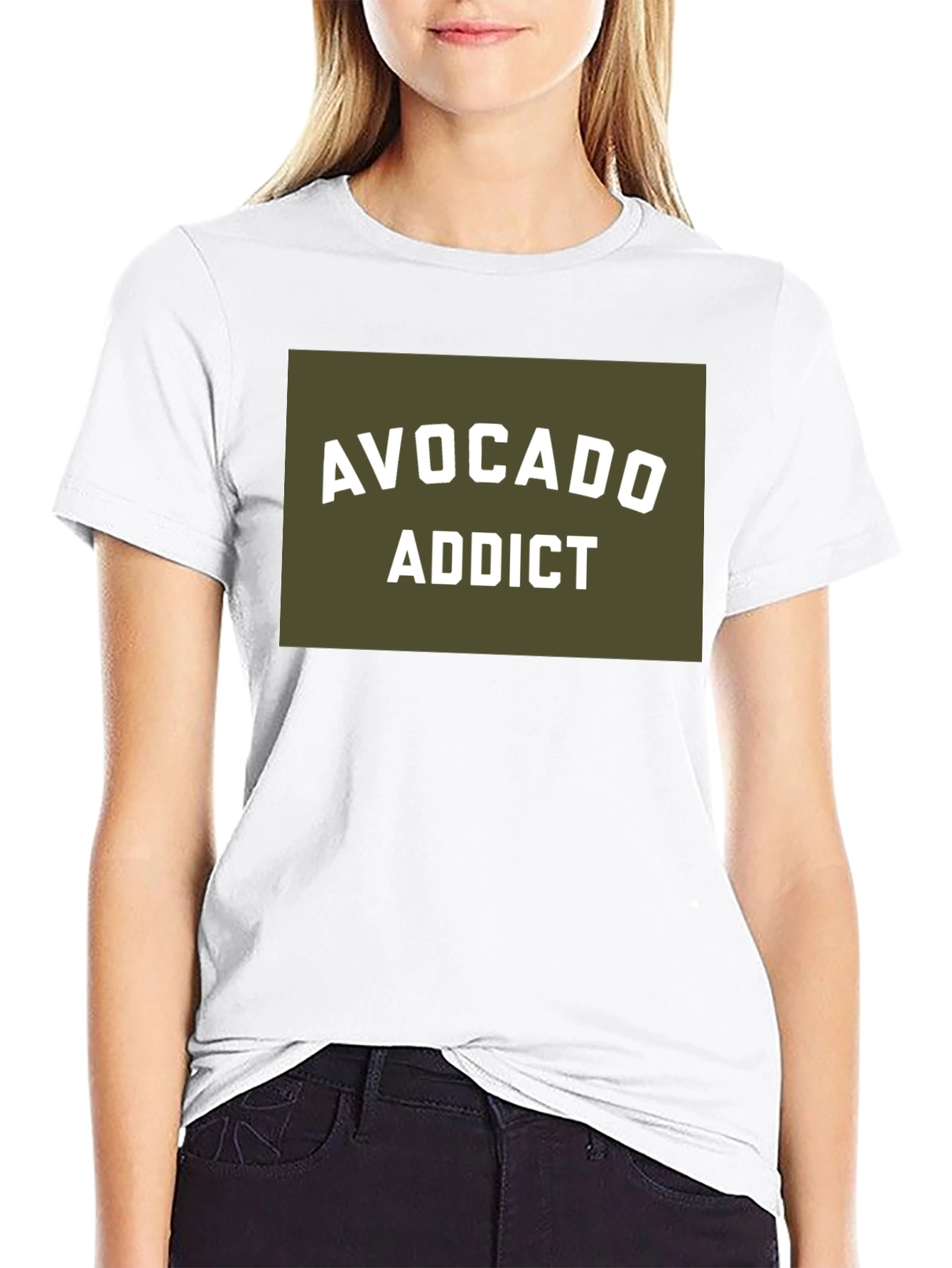 Avocado Addict Graphic T-Shirt - Black
