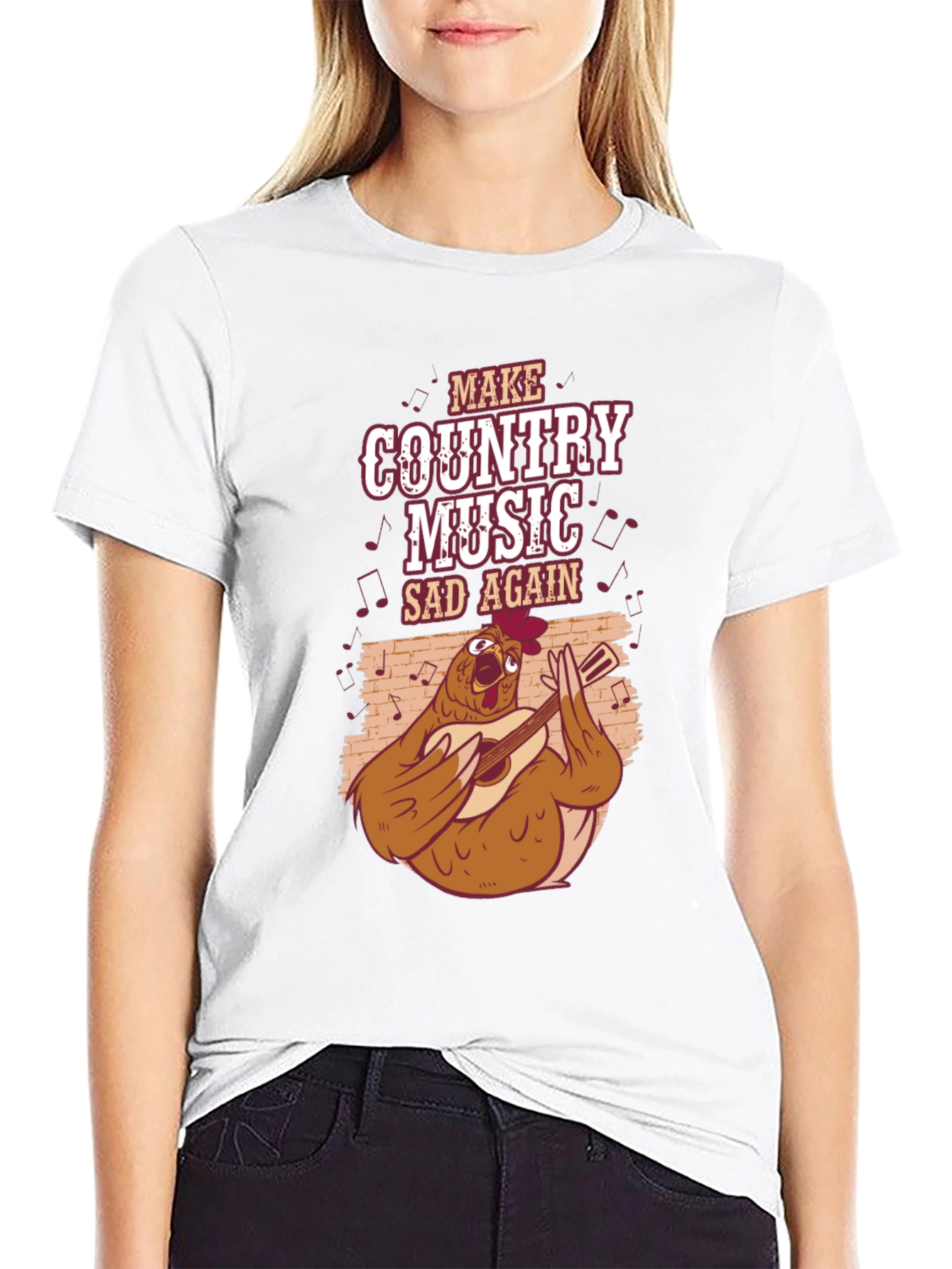 Country Music Chicken T-Shirt - Unisex