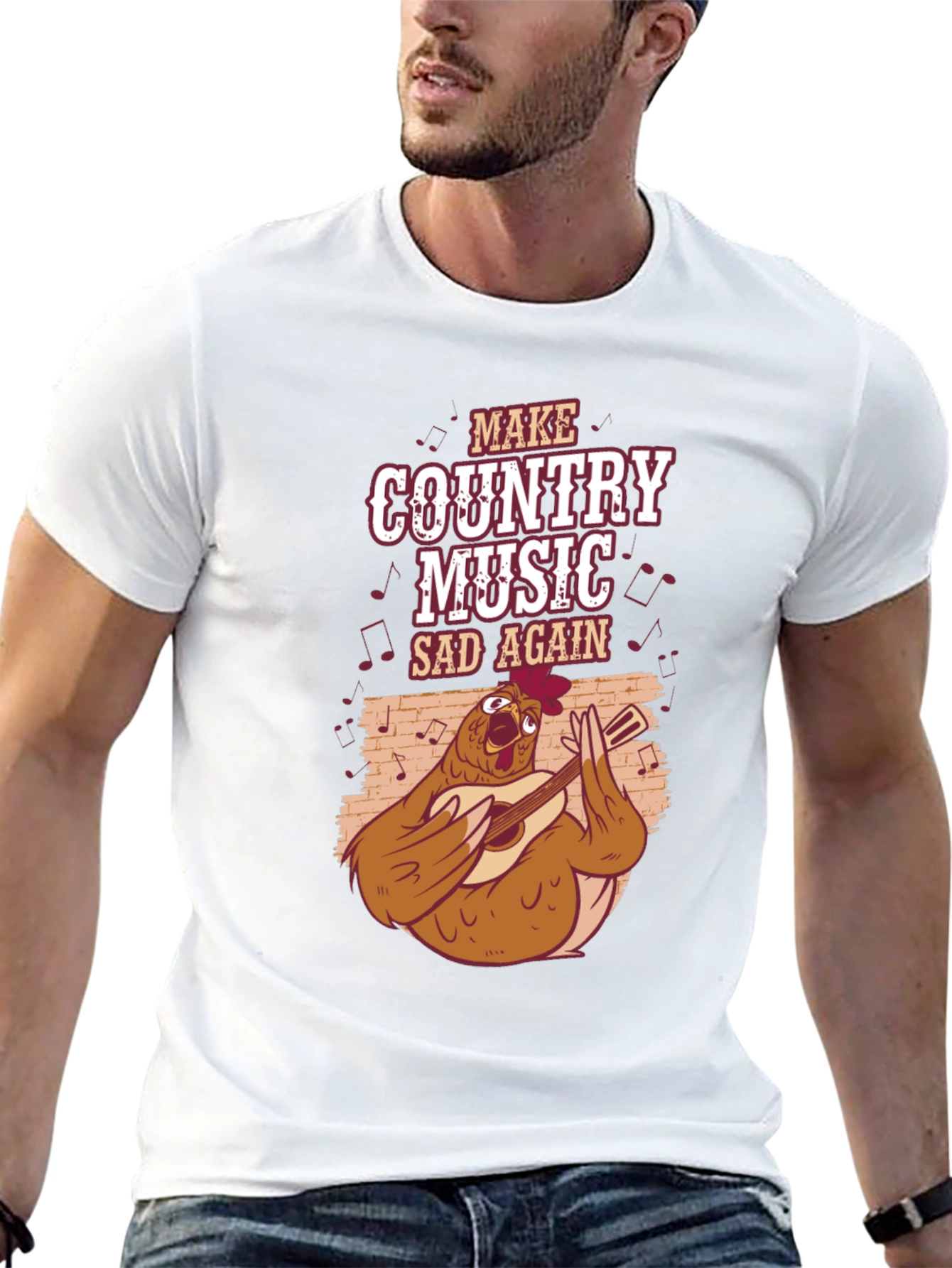 Country Music Chicken T-Shirt - Unisex