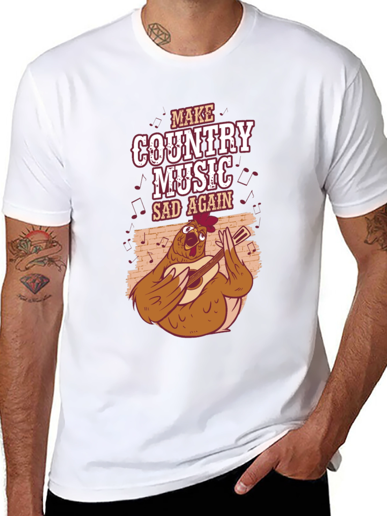 Country Music Chicken T-Shirt - Unisex