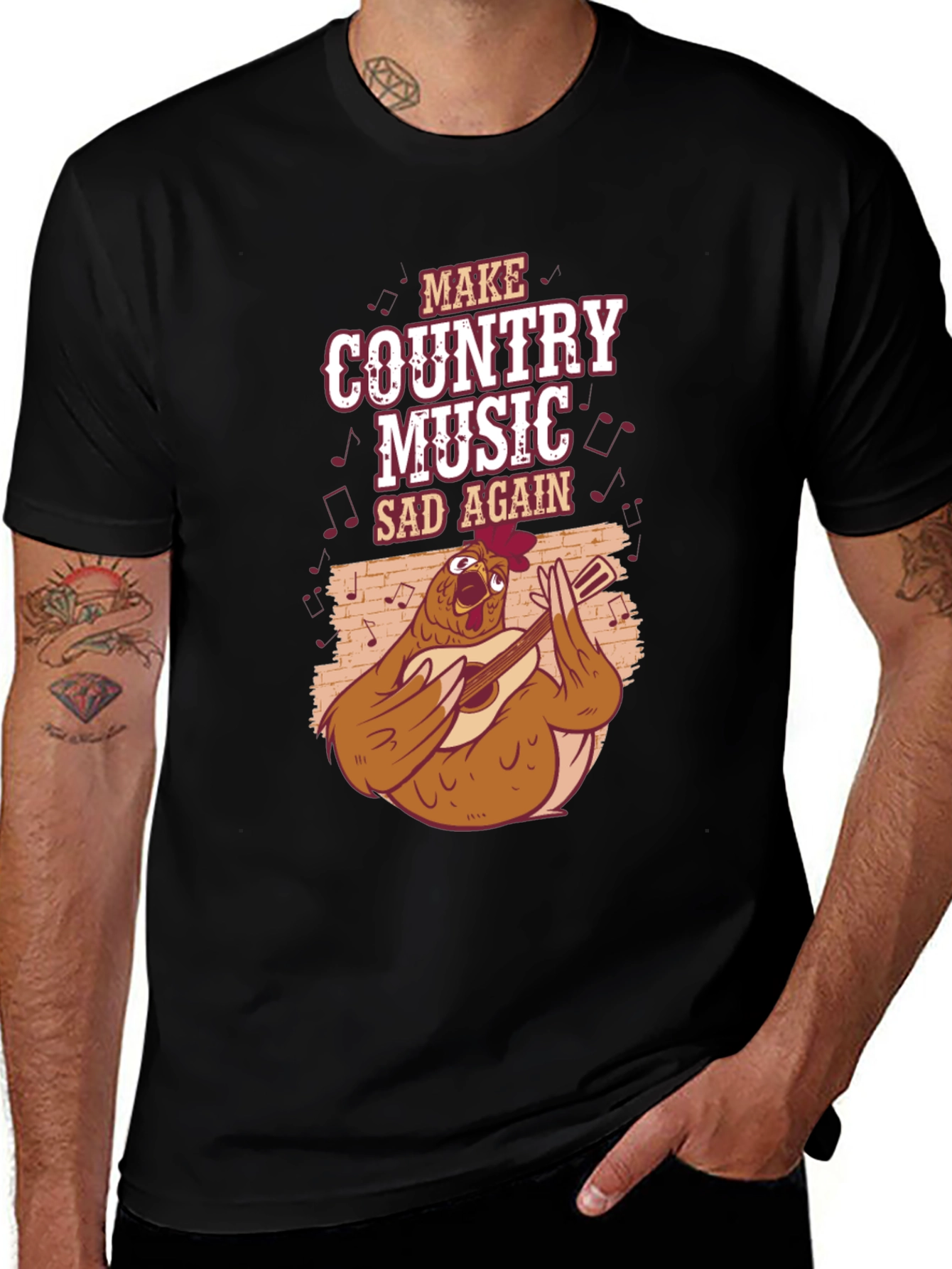 Country Music Chicken T-Shirt - Unisex