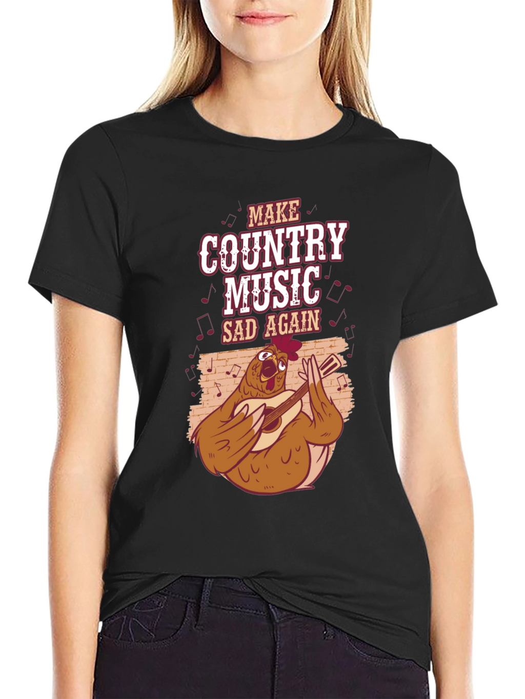 Country Music Chicken T-Shirt - Unisex