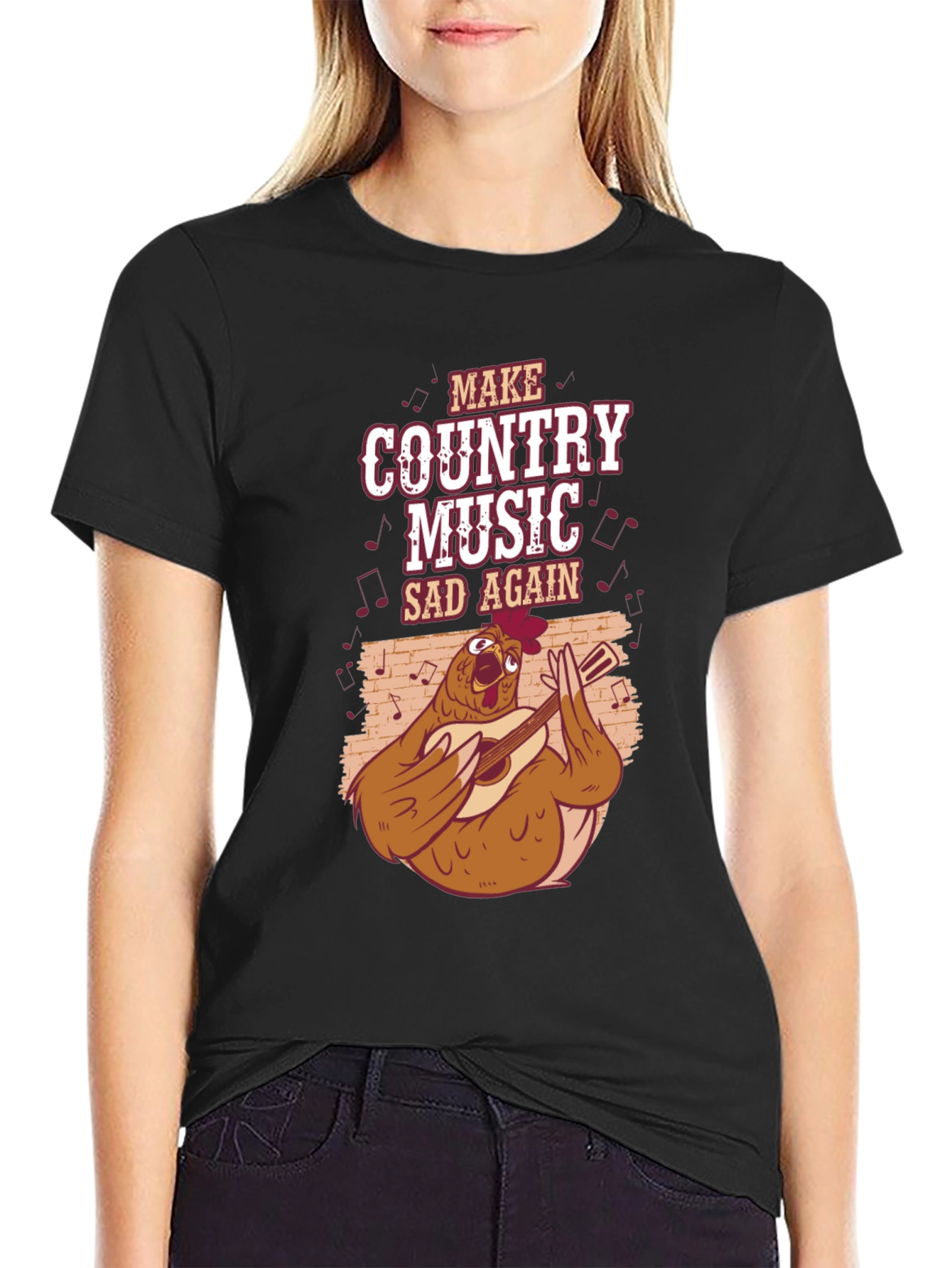Country Music Chicken T-Shirt - Unisex