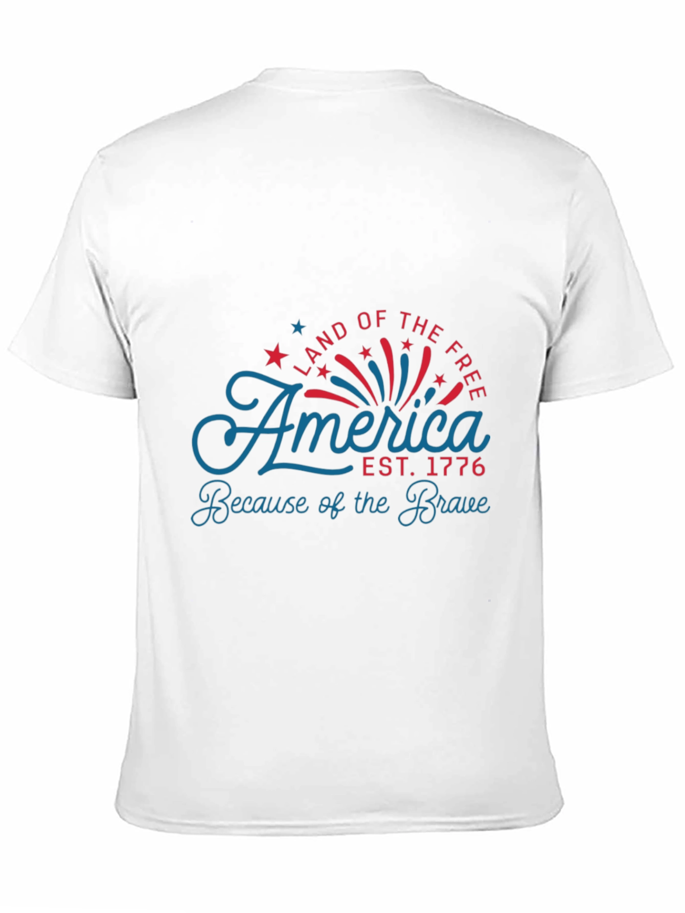 Patriotic America Graphic Tee - Land of the Free