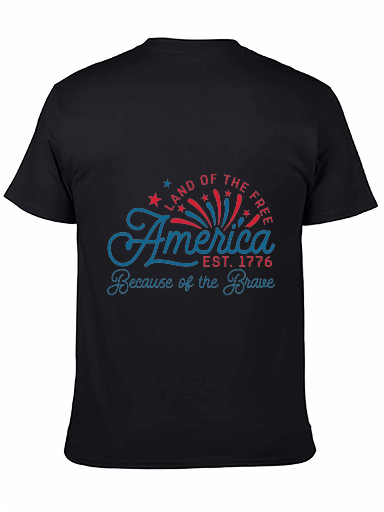 Patriotic America Graphic Tee - Land of the Free