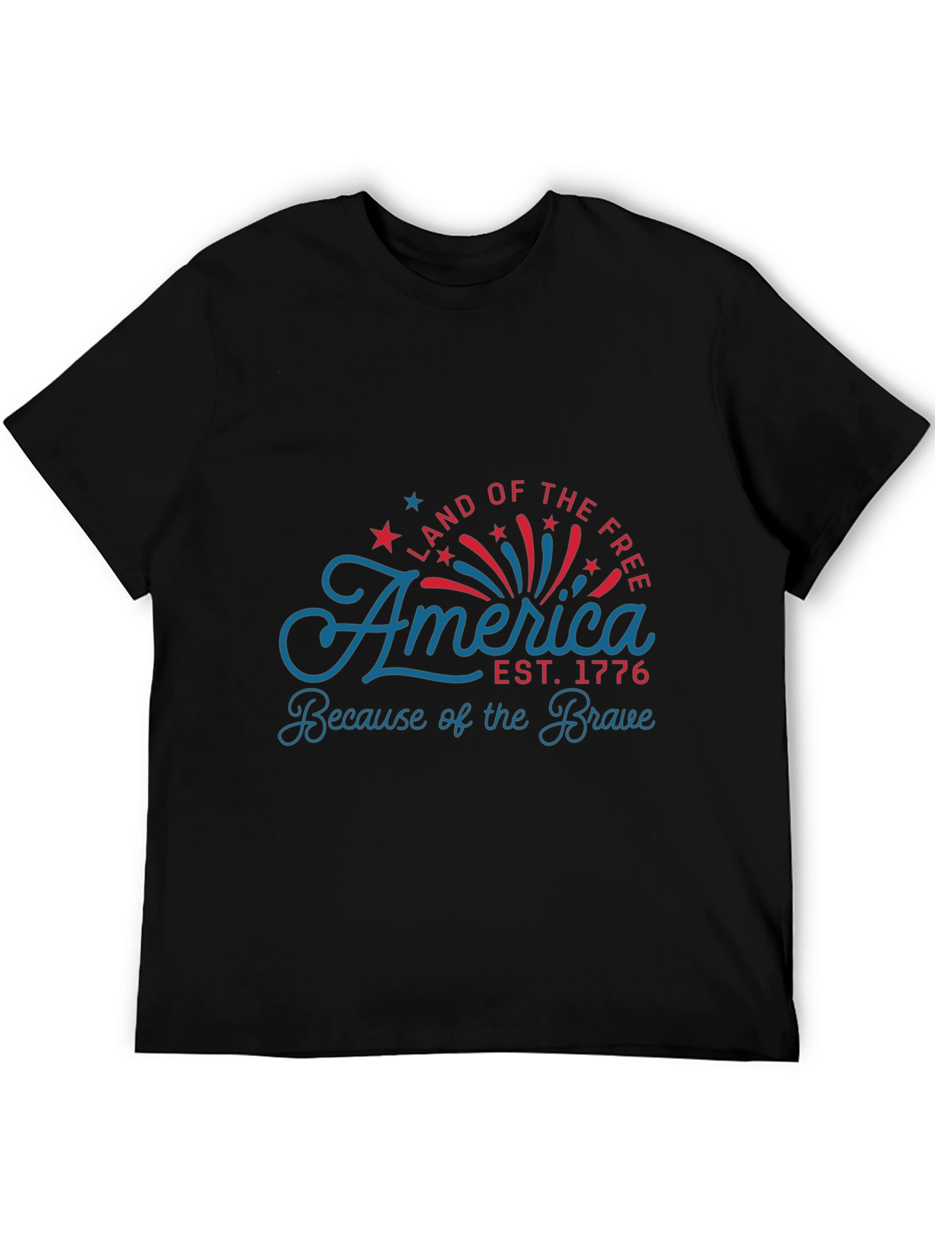 Patriotic America Graphic Tee - Land of the Free