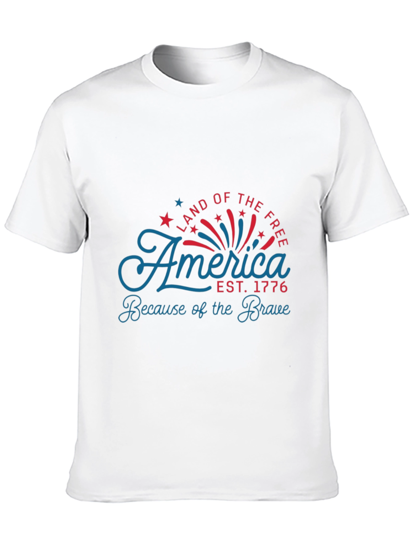 Patriotic America Graphic Tee - Land of the Free