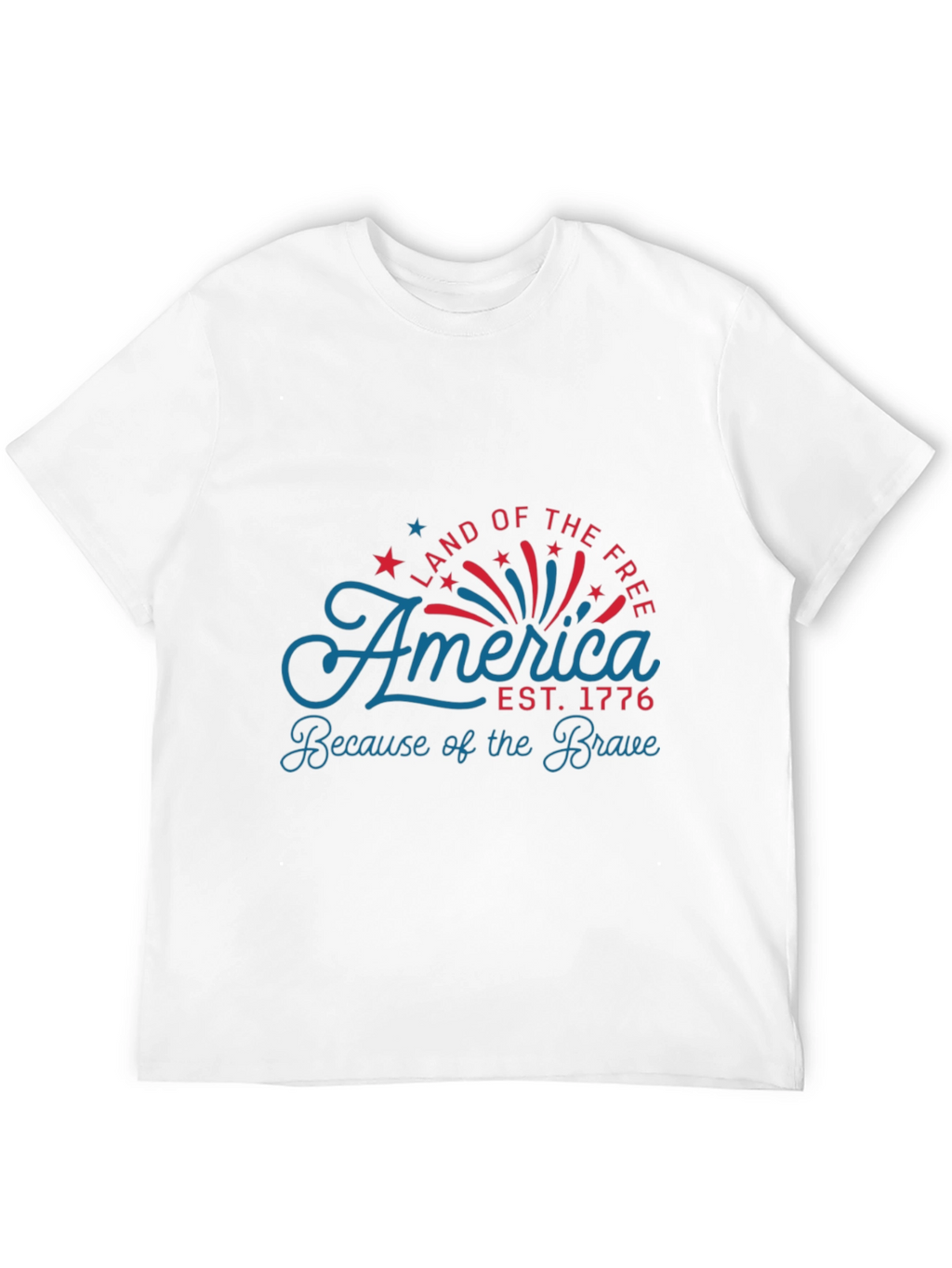 Patriotic America Graphic Tee - Land of the Free