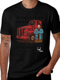 Truck Driver Toilet Paper T-Shirt