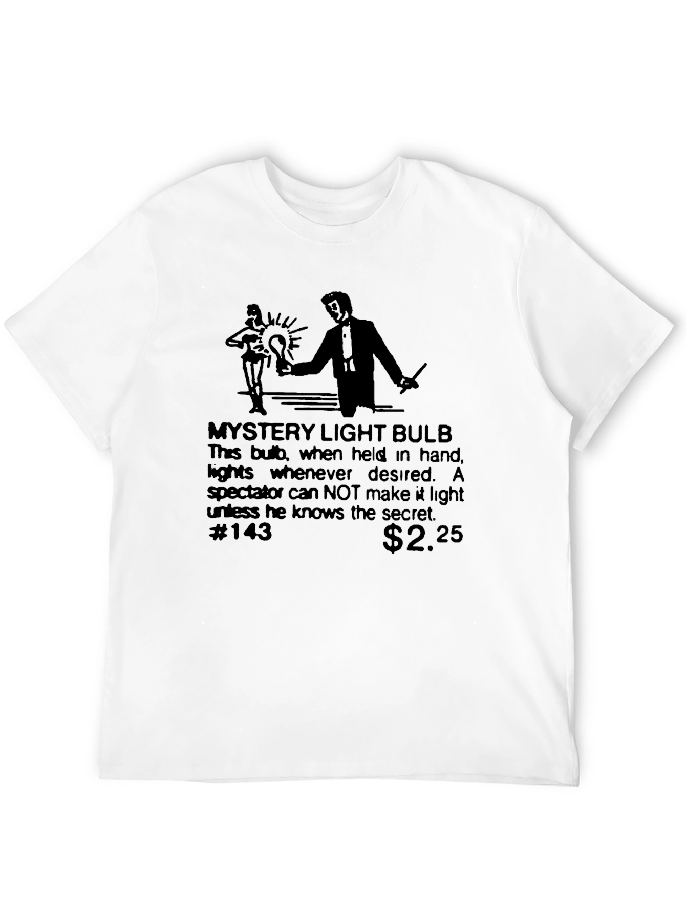 Mystery Light Bulb Graphic T-Shirt