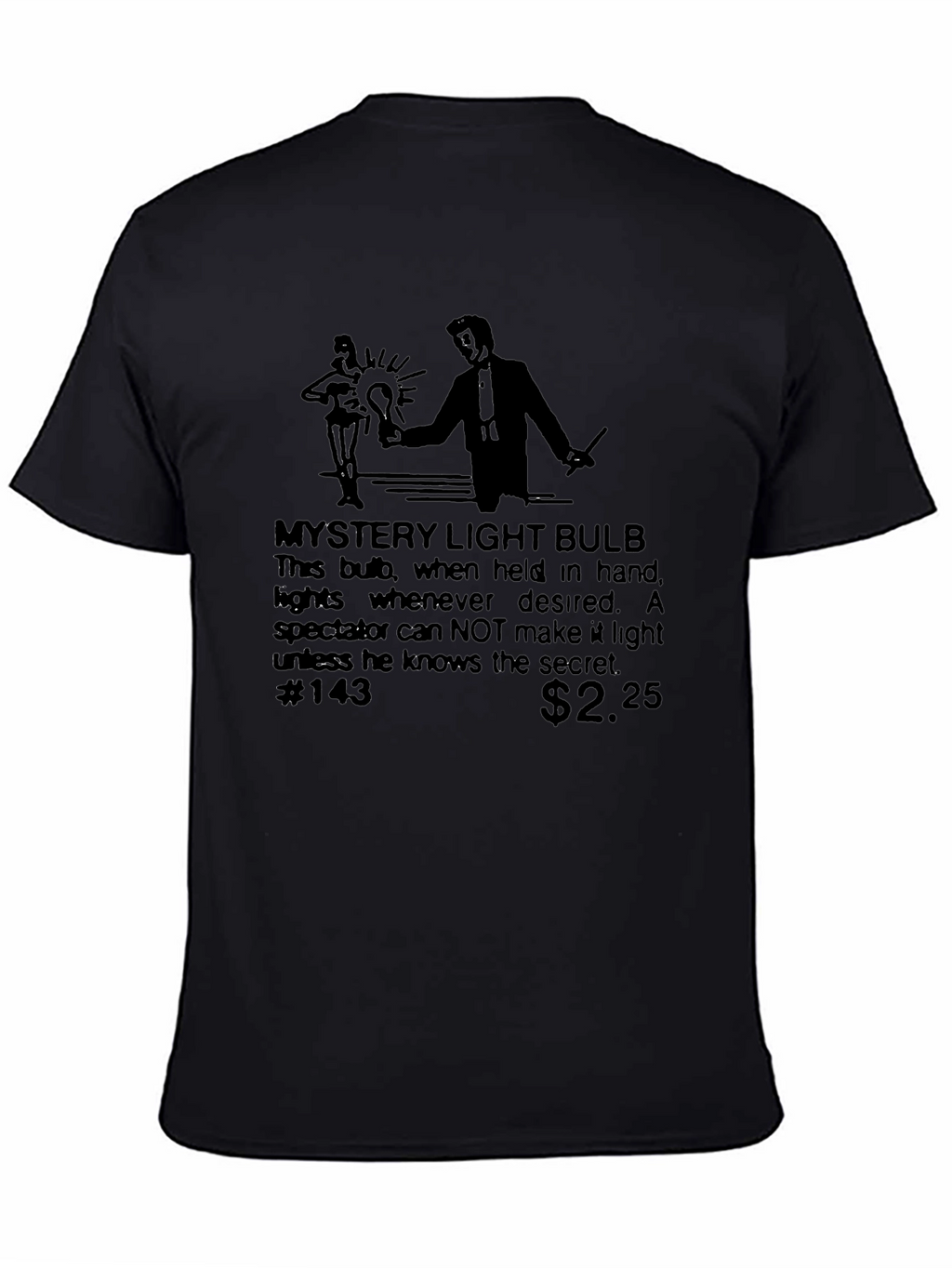 Mystery Light Bulb Graphic T-Shirt