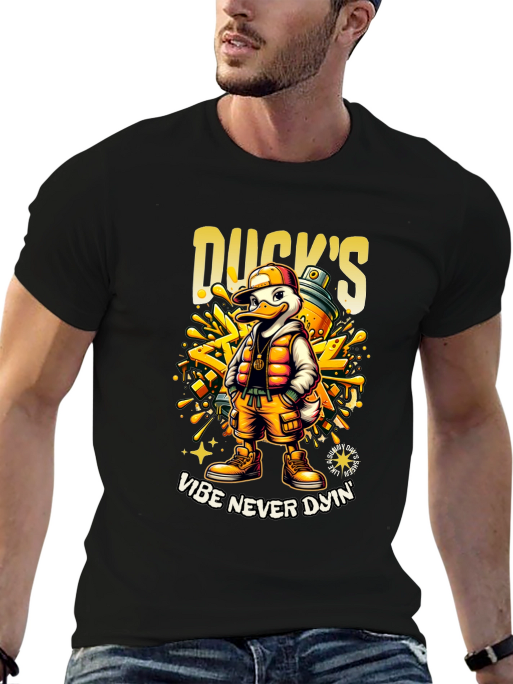 Ducks Vibe Never Dyin Graphic T-Shirt