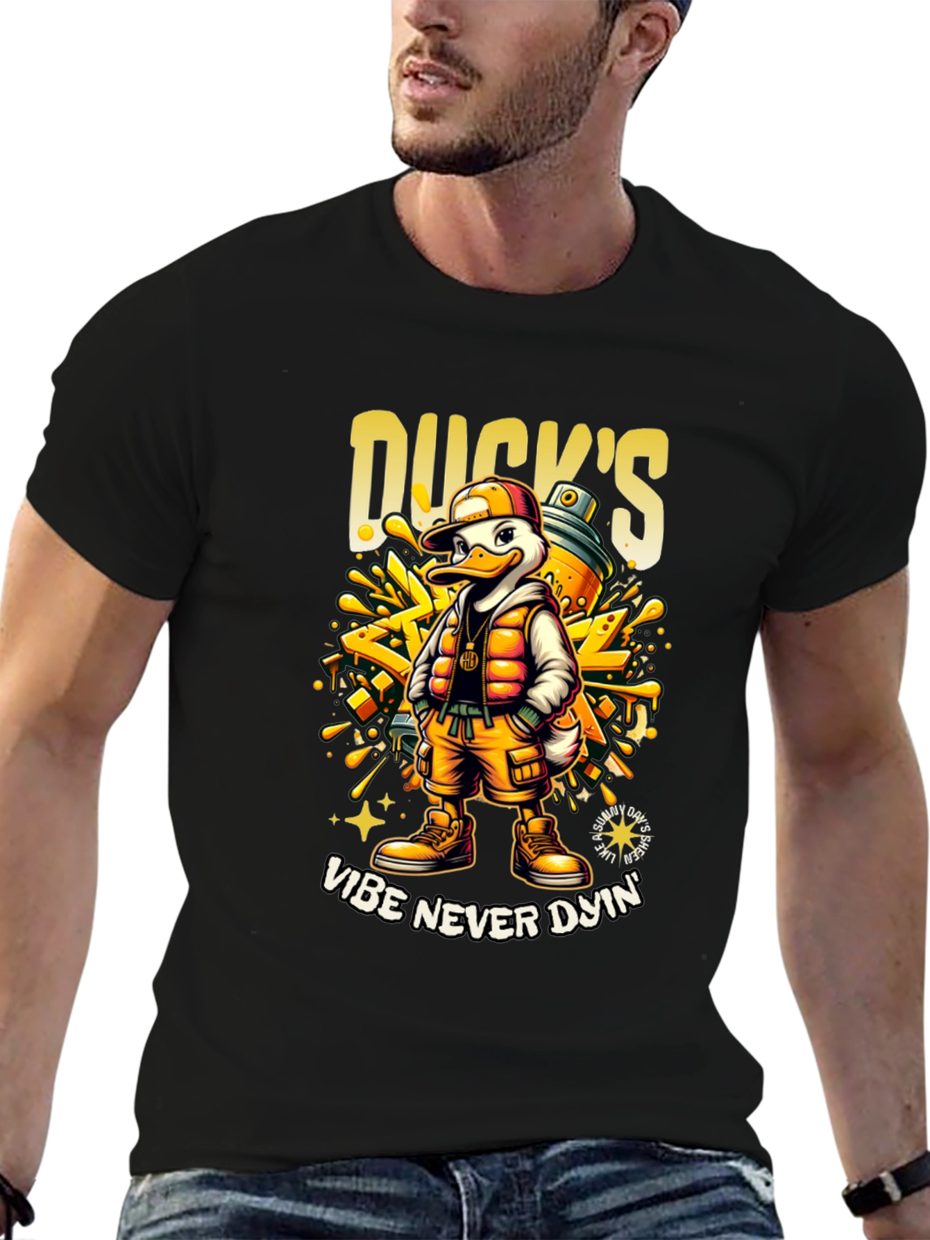 Ducks Vibe Never Dyin Graphic T-Shirt