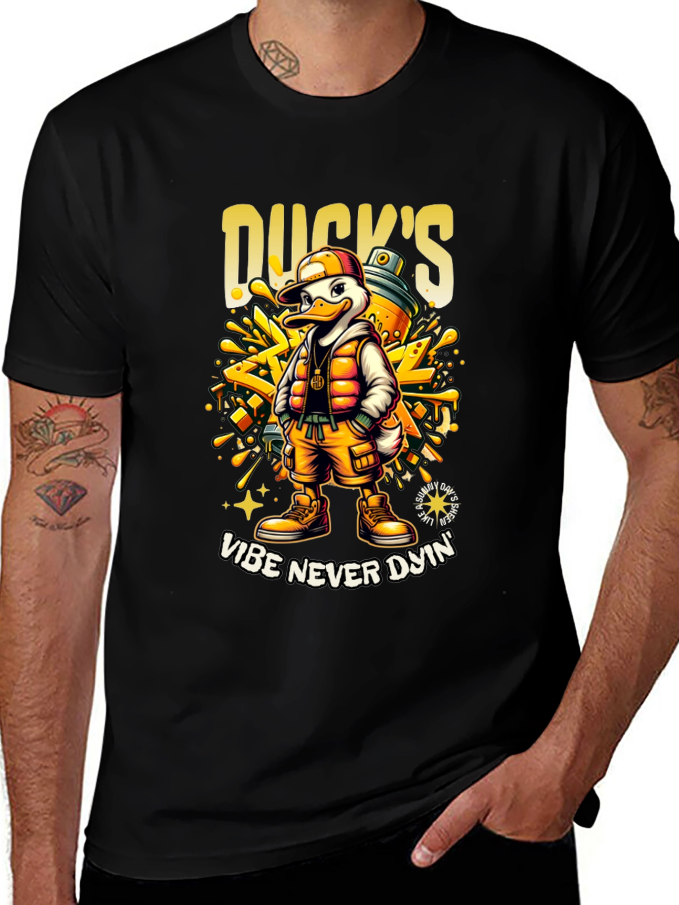 Ducks Vibe Never Dyin Graphic T-Shirt