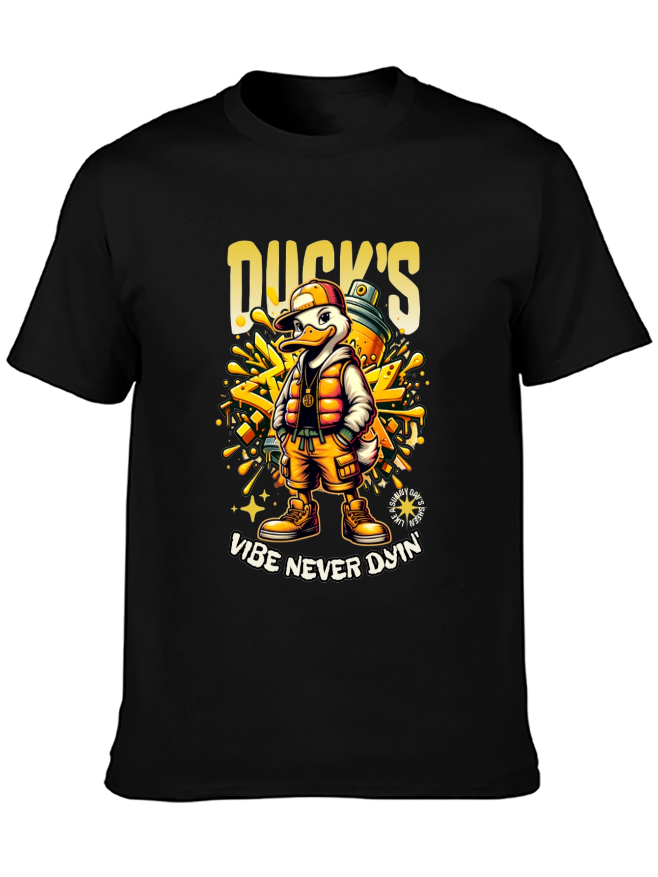Ducks Vibe Never Dyin Graphic T-Shirt