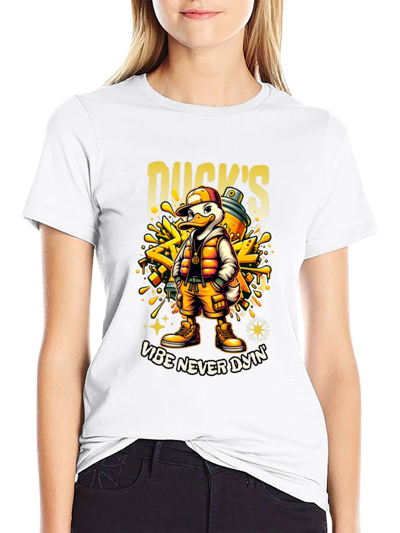 Ducks Vibe Never Dyin Graphic T-Shirt