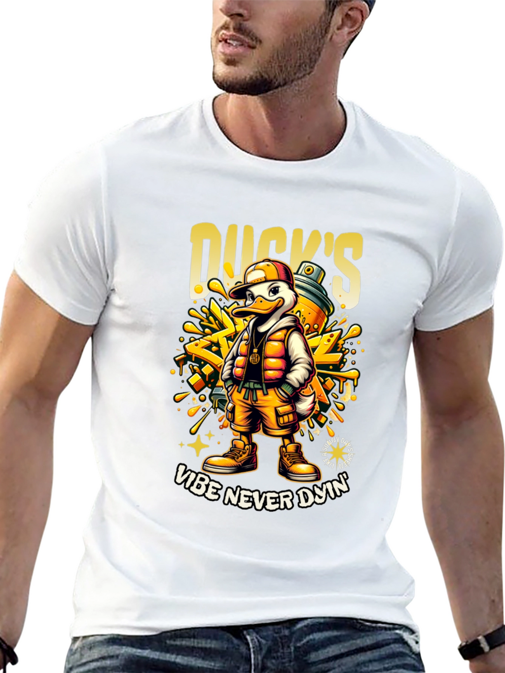 Ducks Vibe Never Dyin Graphic T-Shirt