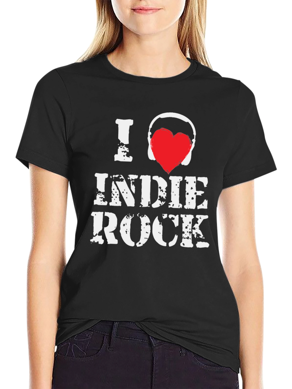I Love Indie Rock Graphic T-Shirt
