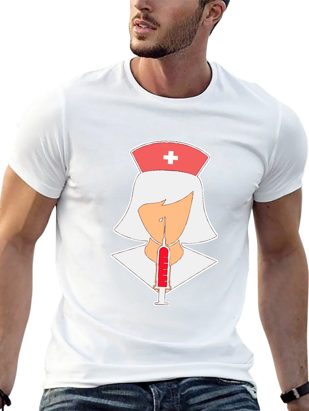 Nurse Injection Graphic T-Shirt