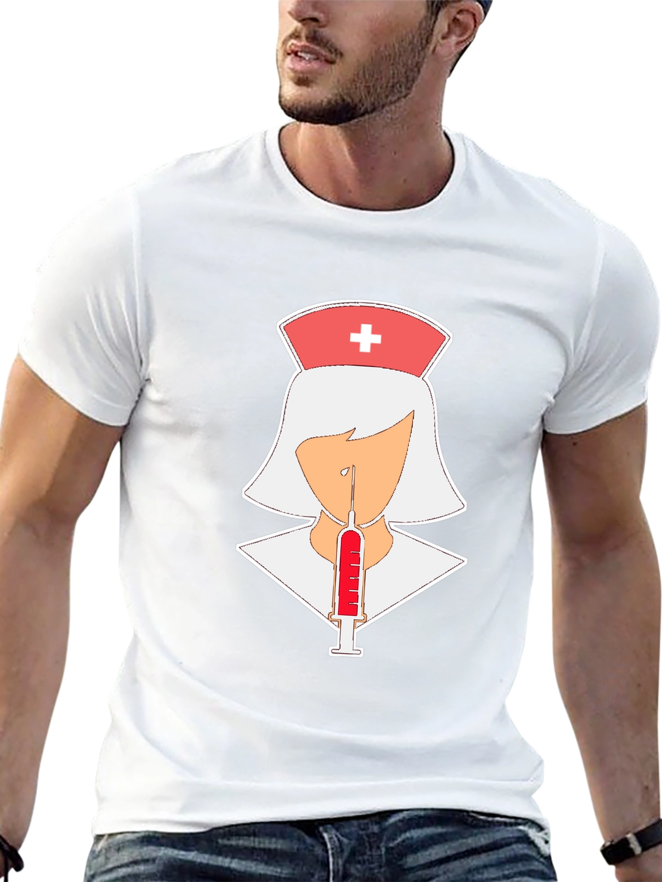 Nurse Injection Graphic T-Shirt