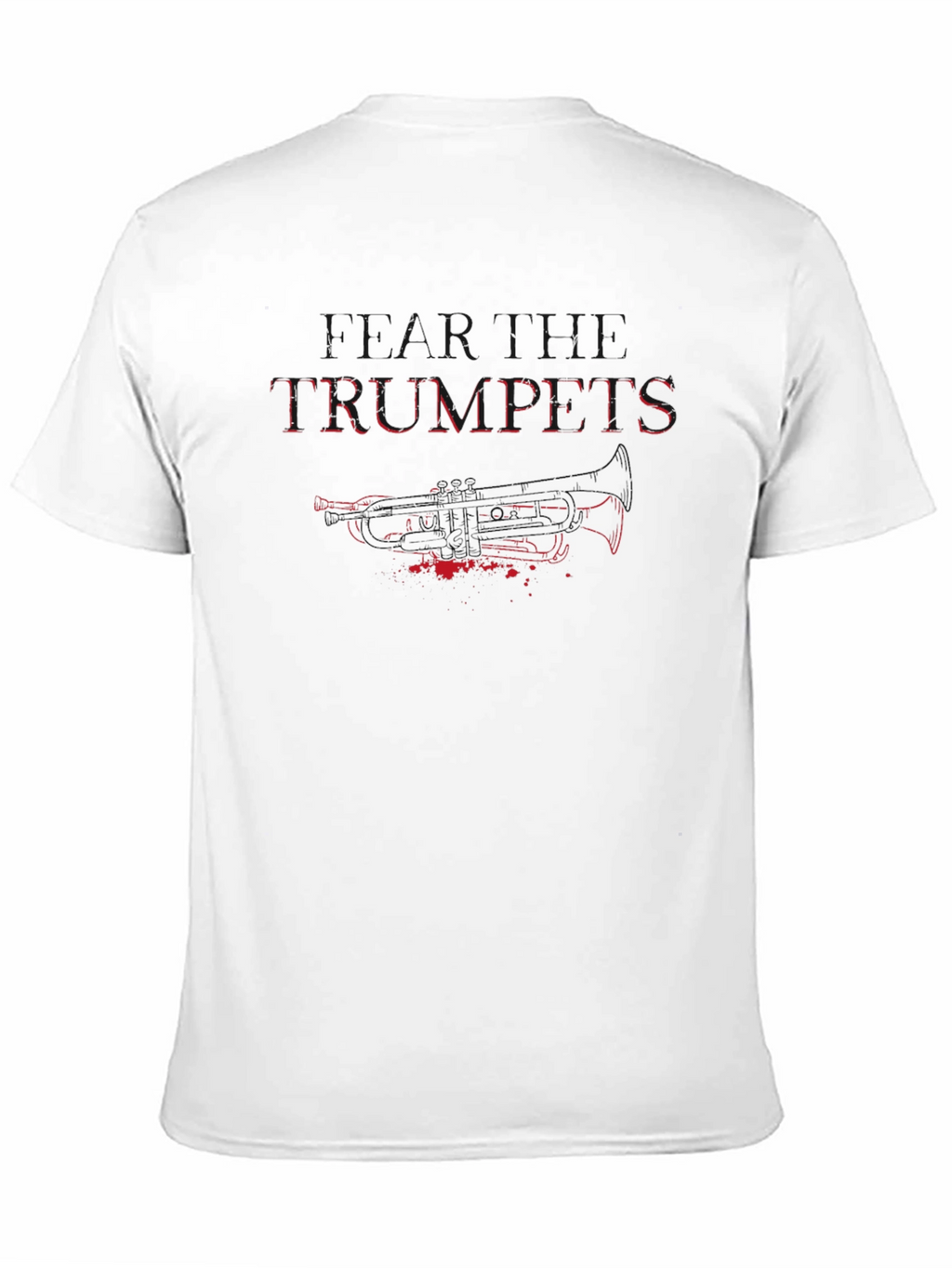Trumpets Horror T-Shirt - Musical Instrument Tee