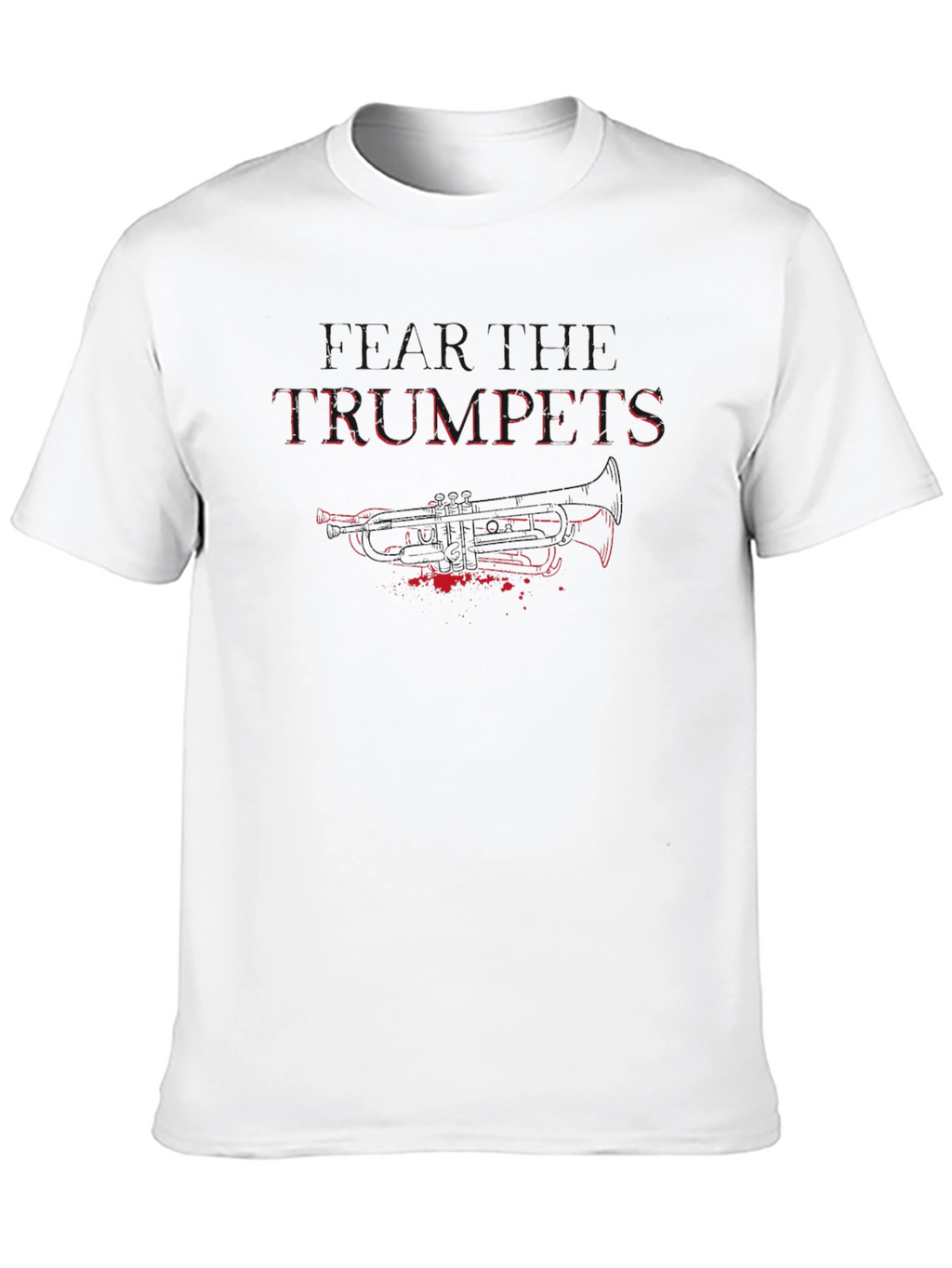 Trumpets Horror T-Shirt - Musical Instrument Tee