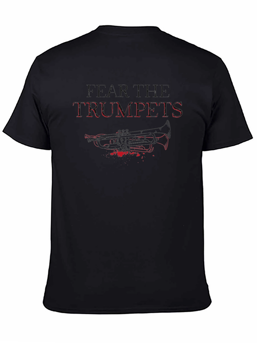Trumpets Horror T-Shirt - Musical Instrument Tee