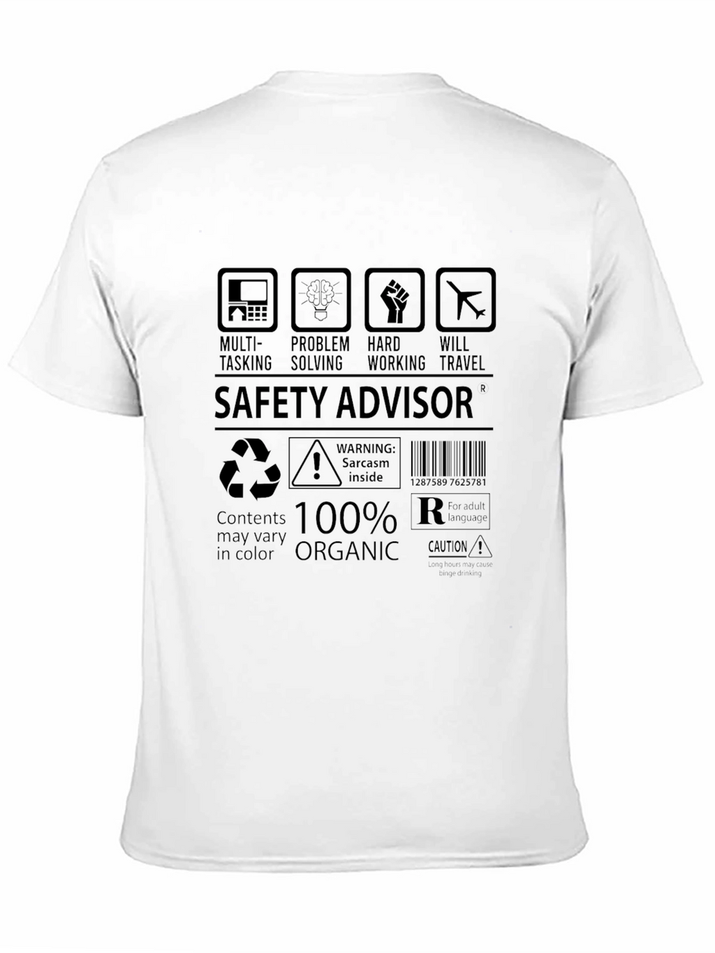 Safety Advisor 100% Organic T-Shirt