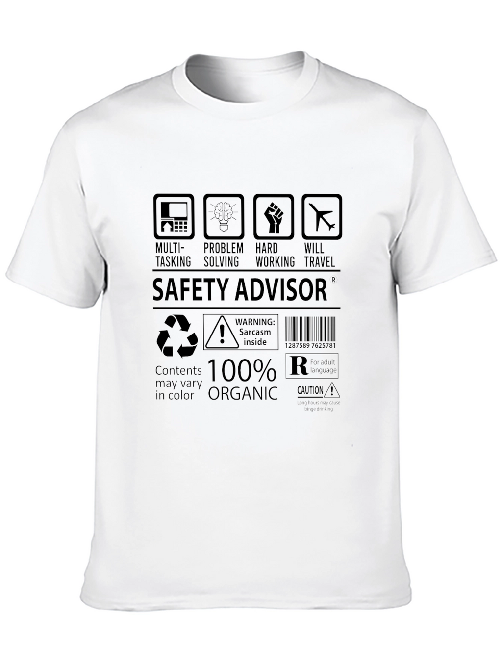 Safety Advisor 100% Organic T-Shirt