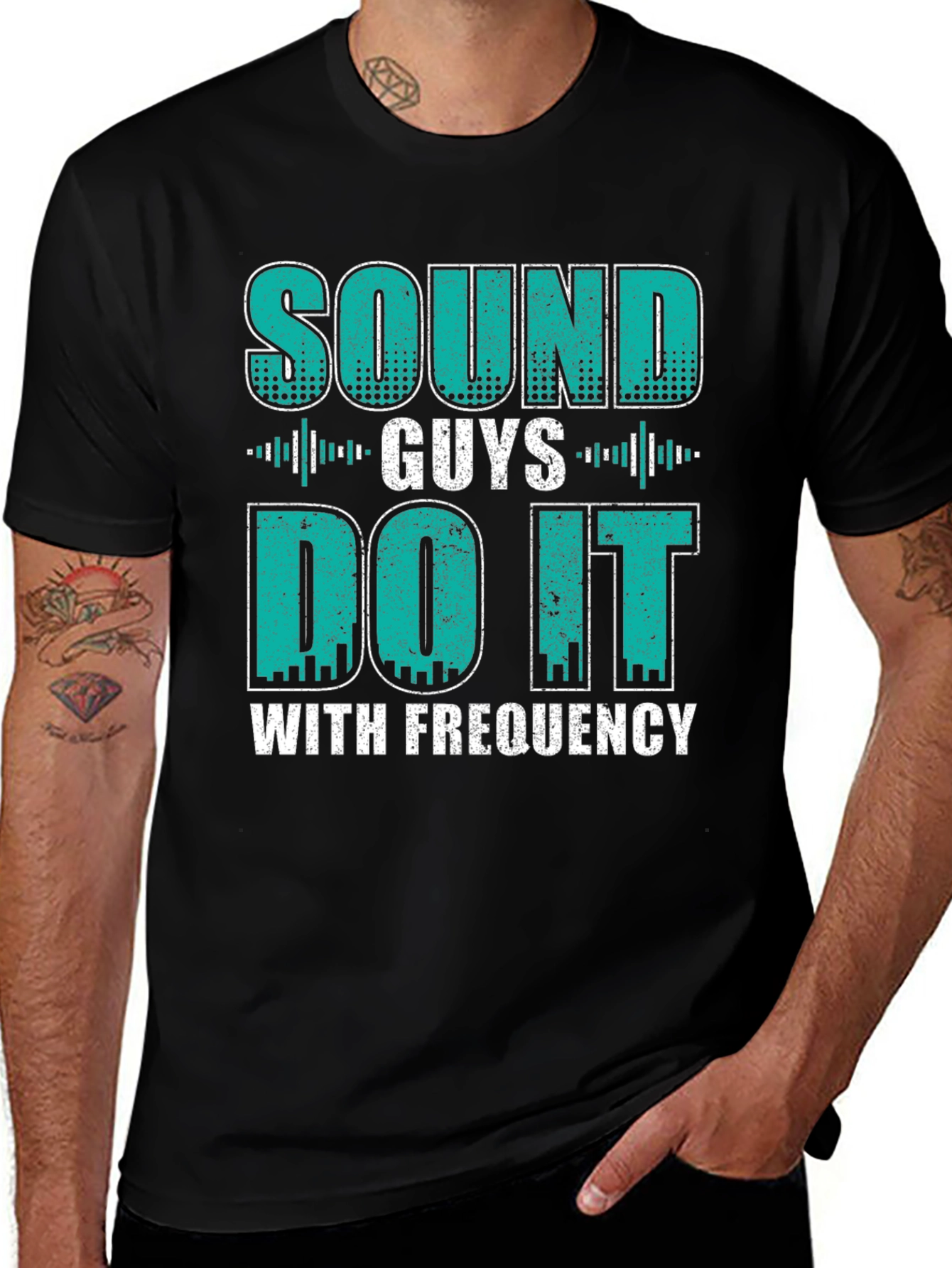 Sound Guys Frequency T-Shirt - Funny Audio Engineer Tee
