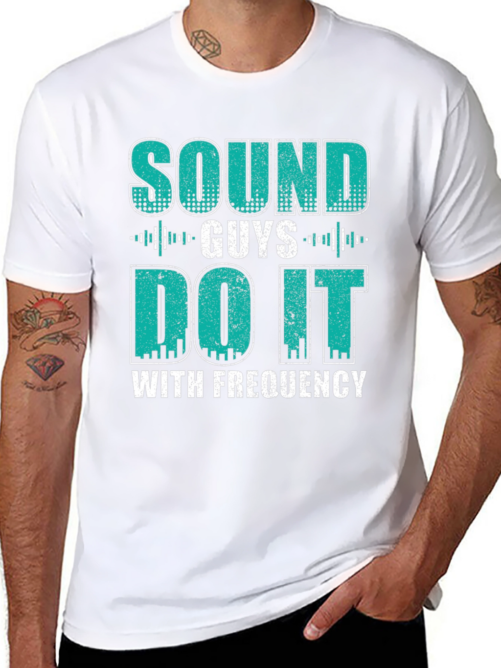Sound Guys Frequency T-Shirt - Funny Audio Engineer Tee