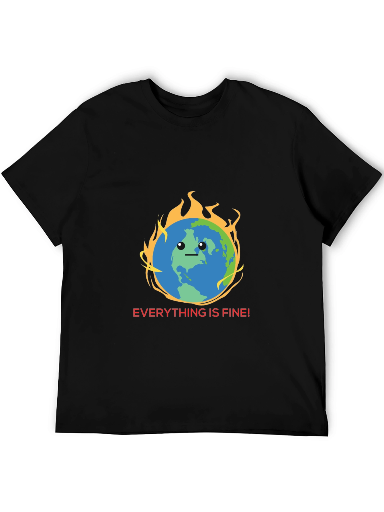 Everything is Fine Earth Graphic Tee