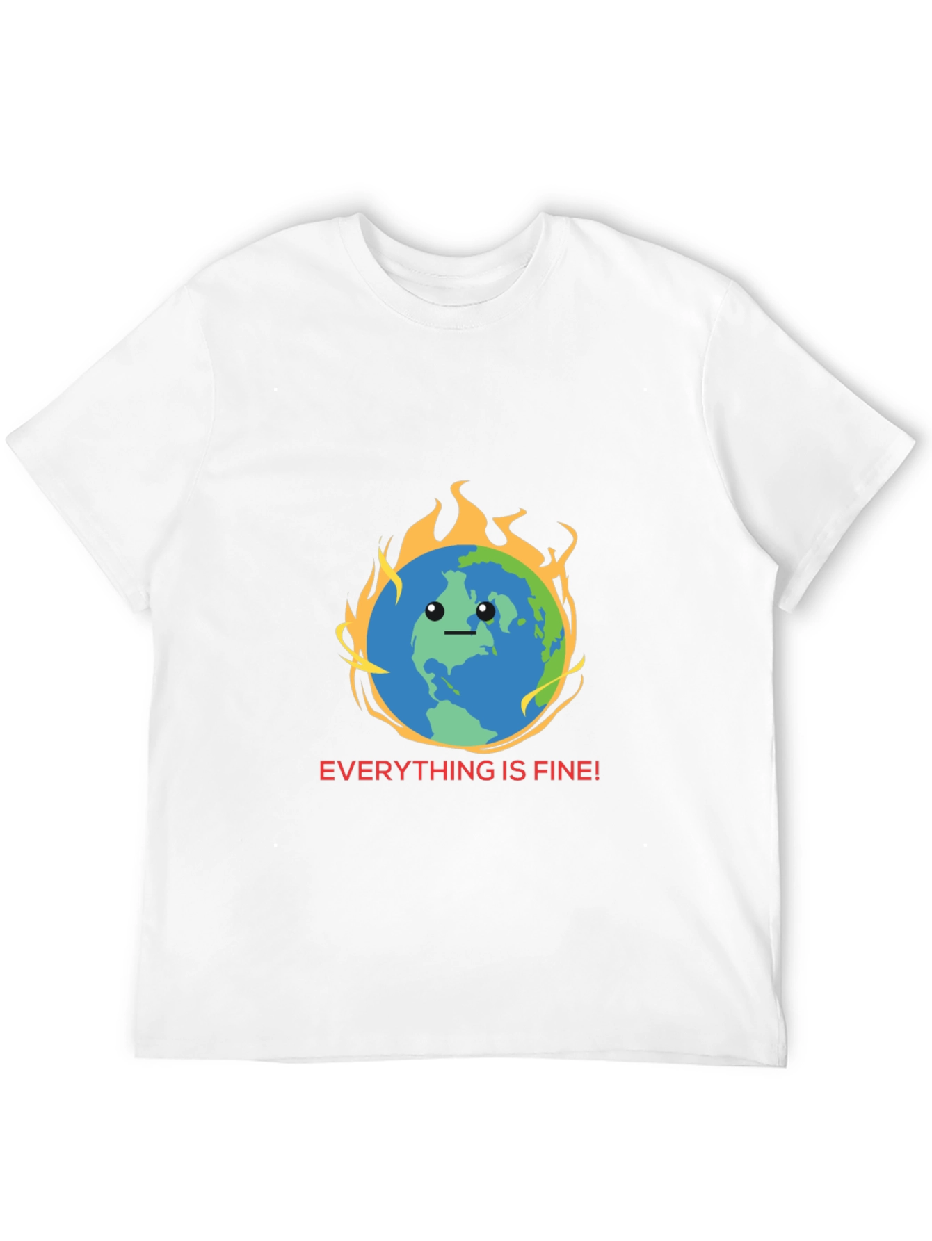 Everything is Fine Earth Graphic Tee