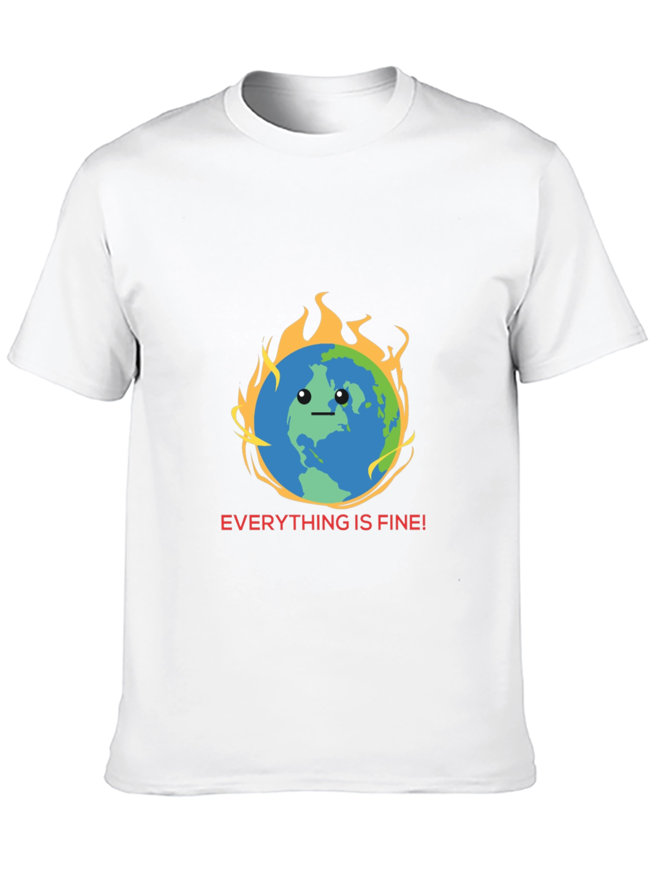 Everything is Fine Earth Graphic Tee