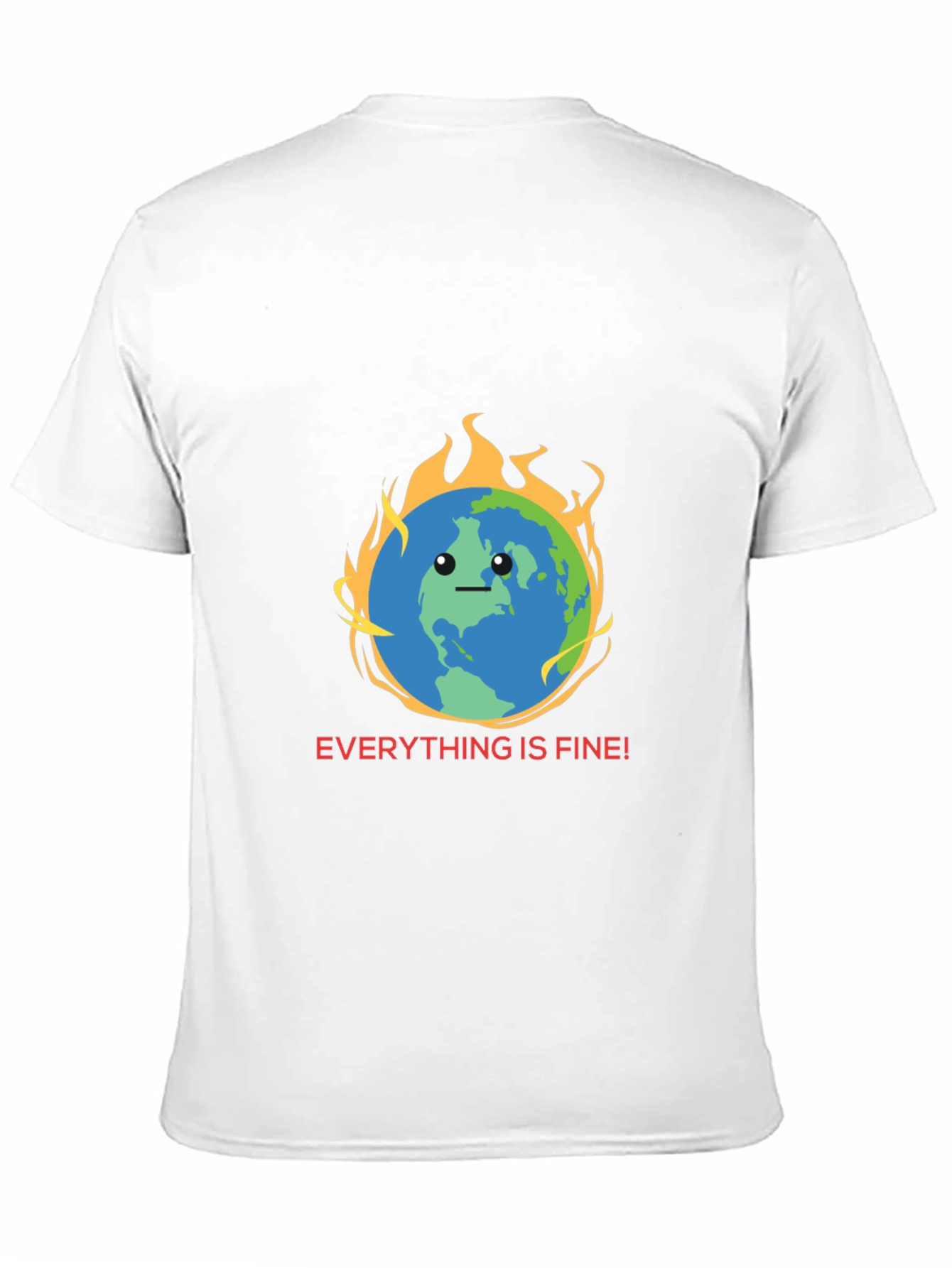 Everything is Fine Earth Graphic Tee