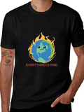 Everything is Fine Earth Graphic Tee