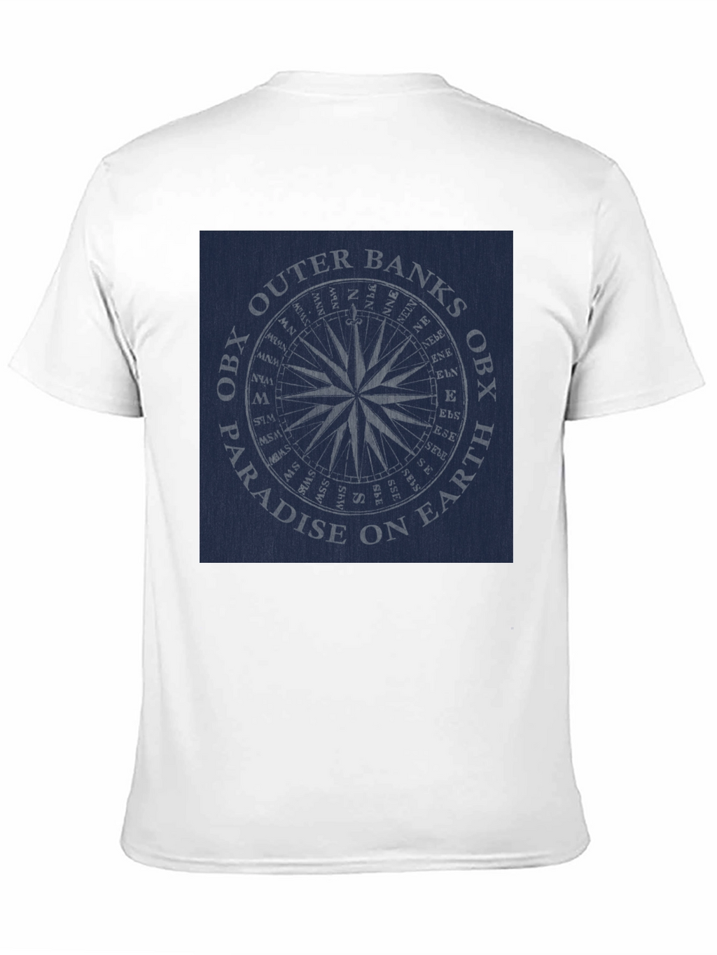 Outer Banks OBX Paradise Compass Black T-Shirt