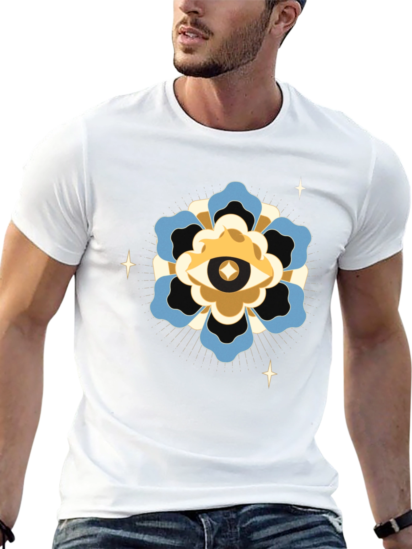 Mystic Eye Graphic Black T-Shirt